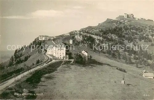 AK / Ansichtskarte Rigi_Staffel und Kulm Berghotels Rigi_Staffel