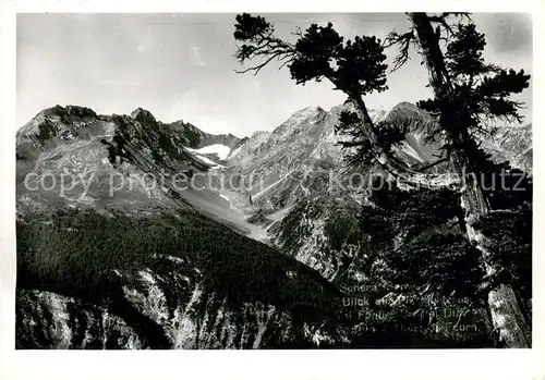 AK / Ansichtskarte Ofenberg_GR La Schera Schweizer Nationalpark Blick auf Piz Murtarus Val Foeglia und Piz del Diavel Bergwelt Alpen 