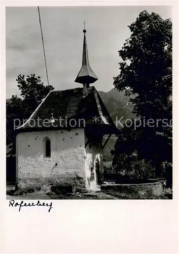 AK / Ansichtskarte Rosenberg_AR Kapelle 