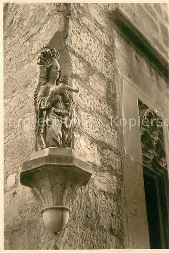 AK / Ansichtskarte Fribourg_FR Madonne Pont de Berne Fribourg FR