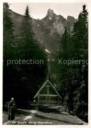 AK / Ansichtskarte Plattenboedeli_Bruelisau_IR Kapelle Mariea Heimsuchung Alpen 