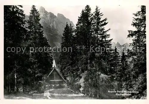 AK / Ansichtskarte Plattenboedeli_Bruelisau_IR Kapelle Maria Heimsuchung Alpen 