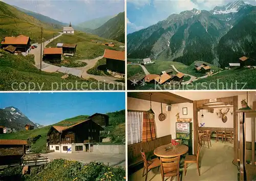 AK / Ansichtskarte Vrin Ustria Tgaminada Gaestehaus Restaurant Panorama Alpen Vrin