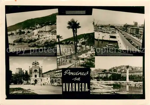 AK / Ansichtskarte Hvar_Croatia Teilansichten Kuestenort an der Adria 