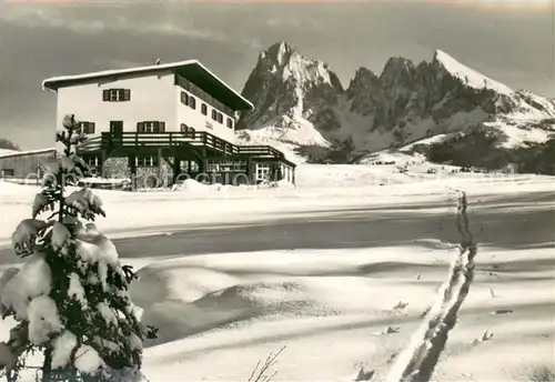 AK / Ansichtskarte Alpe_di_Siusi Albergo Rifugio Icaro Dolomiti Alpe_di_Siusi