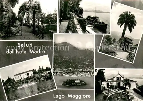 AK / Ansichtskarte Isola_Madre_Lago_Maggiore Teilansichten der Insel Isola_Madre_Lago_Maggiore