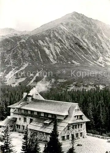 AK / Ansichtskarte Zakopane Schronisko PTTK Murowaniec Tatry Berghotel Hohe Tatra Zakopane