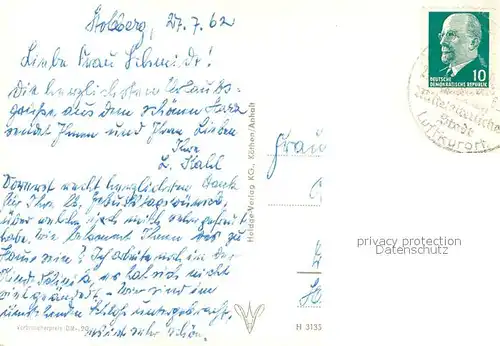 AK / Ansichtskarte Stolberg_Harz FDGB Ferienheim Comenius Innenansichten Saal Schloss Stolberg Harz