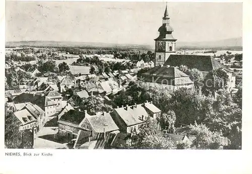 AK / Ansichtskarte Niemes_Czechia Blick zur Kirche 