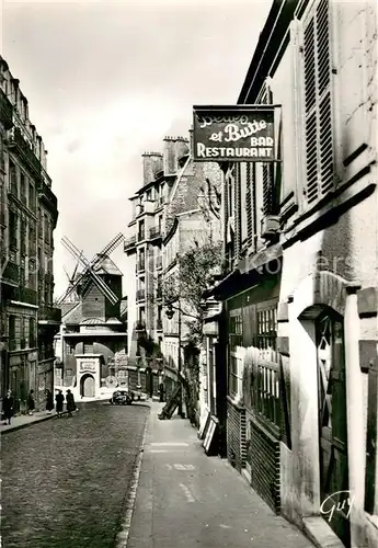 AK / Ansichtskarte Montmartre_Paris Moulin de la Galette Montmartre Paris