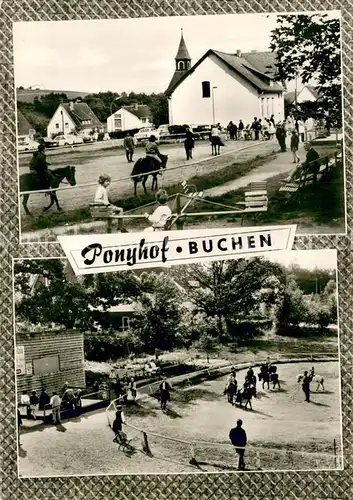 AK / Ansichtskarte Buchen_Siegen Ponyhof  Buchen Siegen