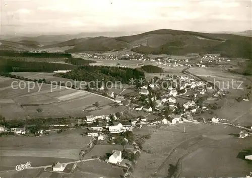 AK / Ansichtskarte Rahrbach Fliegeraufnahme Gesamtansicht Rahrbach