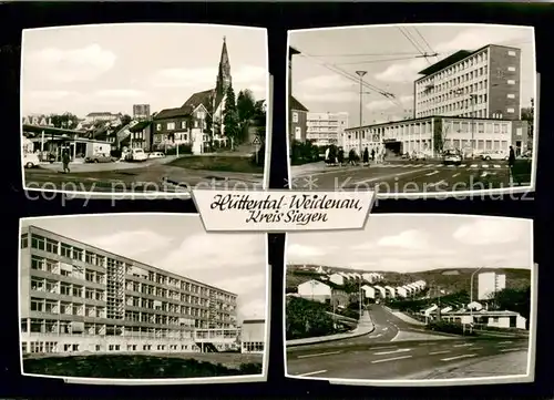 AK / Ansichtskarte Huettental_Weidenau Teilansichten Huettental Weidenau