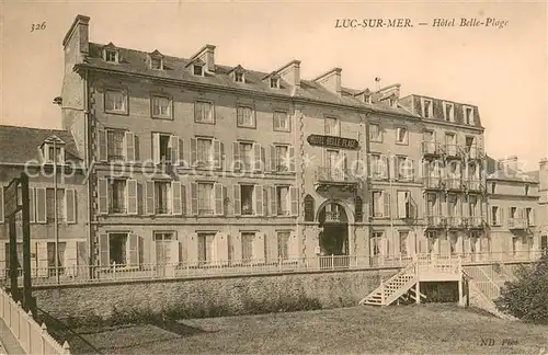 AK / Ansichtskarte Luc sur Mer_14 Hotel Belle Plage 