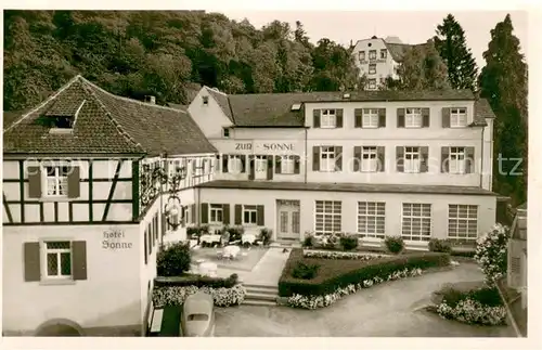 AK / Ansichtskarte Badenweiler Hotel Sonne Aussenansicht Badenweiler