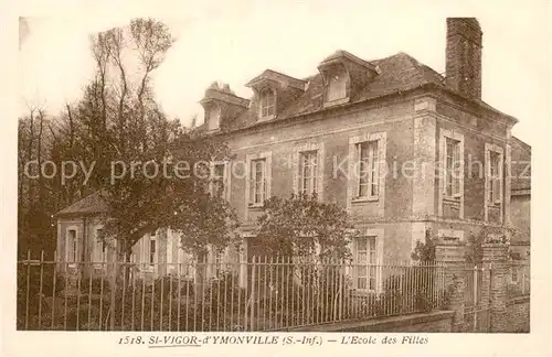 AK / Ansichtskarte St Vigor d_Ymonville L Ecole des Filles 