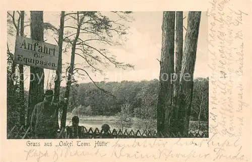 AK / Ansichtskarte Zehlendorf_Berlin Onkel Toms Huette Zehlendorf_Berlin