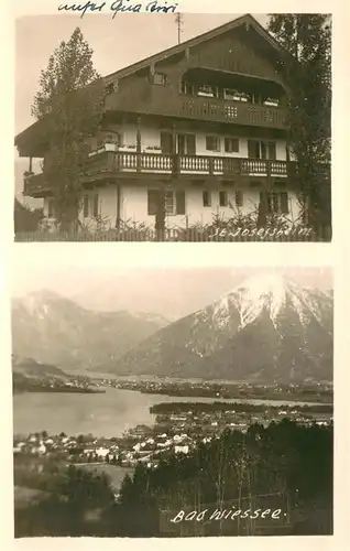 AK / Ansichtskarte Bad_Wiessee St. Josefsheim und Bad Wiessee Bad_Wiessee