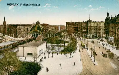 AK / Ansichtskarte Schoeneberg_Berlin Nollendorfplatz m. Strassenbahn Schoeneberg Berlin