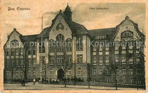 AK / Ansichtskarte Bad_Oldesloe Ober Realschule Aussenansicht Bad_Oldesloe