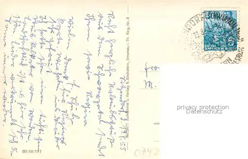 AK / Ansichtskarte Sitzendorf_Thueringen Hotel Semmelpeter Aussenansicht Sitzendorf Thueringen