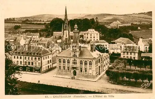 AK / Ansichtskarte Chateaulin Hotel de Ville Chateaulin