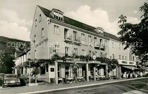 AK / Ansichtskarte Kamp Bornhofen Hotel Deutsches Haus Aussenansicht Kamp Bornhofen