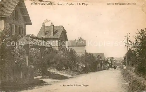 AK / Ansichtskarte Quiberville_76 Route d arrivee a la Plage 