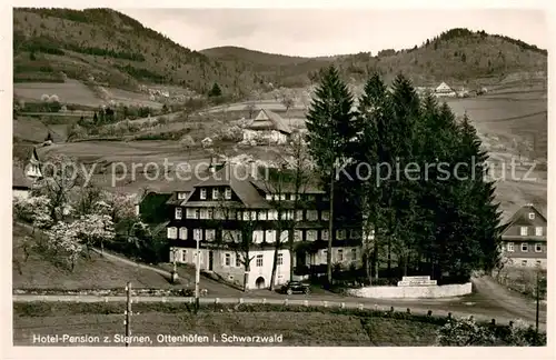AK / Ansichtskarte Ottenhoefen_Schwarzwald Hotel.Pension z. Sternen Aussenansicht Ottenhoefen Schwarzwald