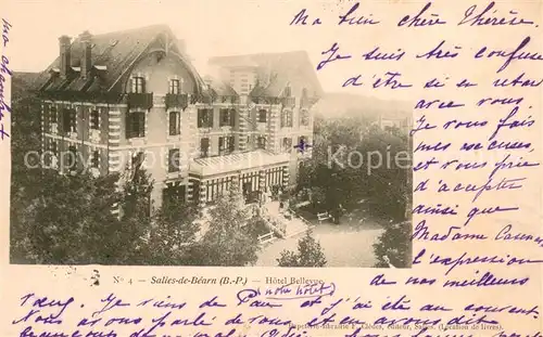 AK / Ansichtskarte Salies de Bearn Hotel Bellevue Salies de Bearn