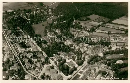 AK / Ansichtskarte Bad_Elster Fliegeraufnahme Teilansicht Bad_Elster