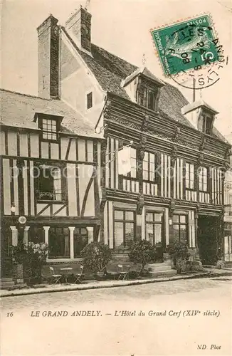 AK / Ansichtskarte Le_Grand_Andely Hotel du Grand Cerf 