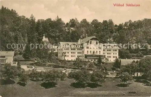 AK / Ansichtskarte Adelholzen_Oberbayern_Bad Wildbad Adelholzen Adelholzen_Oberbayern_Bad