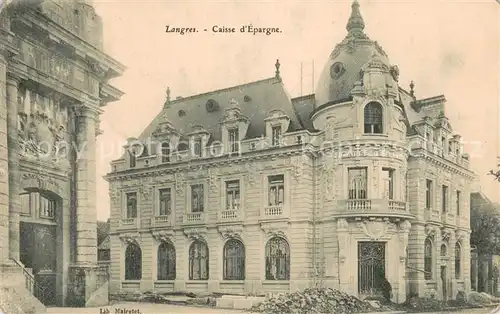AK / Ansichtskarte Langres_52 La Caisse d Epargne 