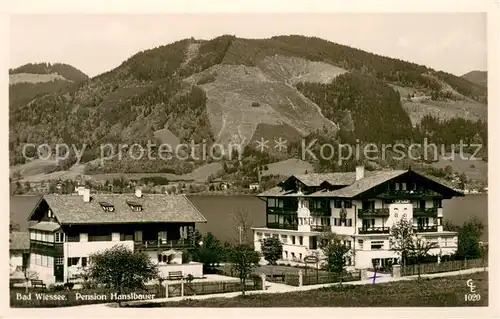 AK / Ansichtskarte Bad_Wiessee_Tegernsee Pension Hanslbauer Bad_Wiessee_Tegernsee