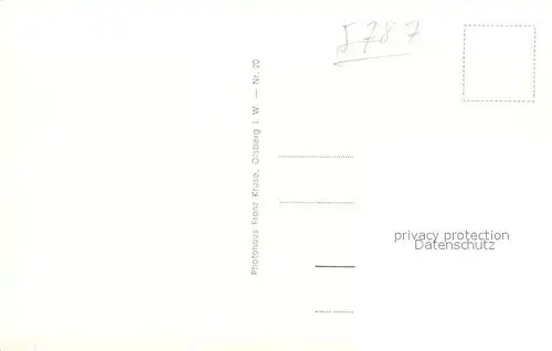 AK / Ansichtskarte Olsberg_Sauerland Hotel Pension Elisenhoeh Olsberg_Sauerland