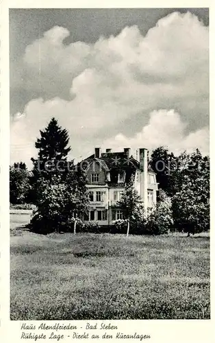 AK / Ansichtskarte Bad_Steben Haus Abendfrieden Bad_Steben