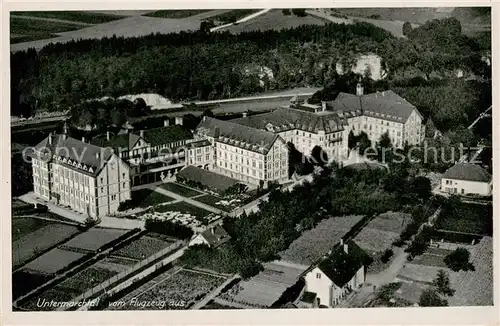 AK / Ansichtskarte Untermarchtal_Donau Fliegeraufnahme Untermarchtal Donau