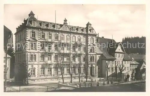 AK / Ansichtskarte Schoenwald_Schwarzwald Kurhaus Adler Schoenwald Schwarzwald