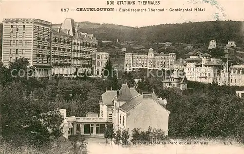AK / Ansichtskarte Chatelguyon_63 Etablissement Thermal Continental Hotel 