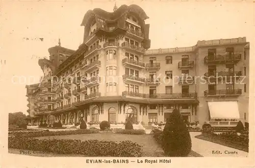 AK / Ansichtskarte Evian les Bains_74 Le Royal Hotel 