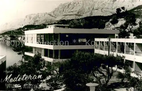 AK / Ansichtskarte Podgora_Croatia Hotel Mediteran 