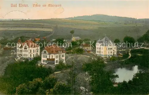 AK / Ansichtskarte Bad_Elster Villen am Albertpark Bad_Elster