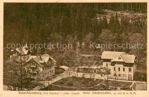 AK / Ansichtskarte Waldbaerenburg Hotel Schaefermuehle Waldbaerenburg