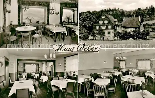 AK / Ansichtskarte Reblin Haus Weber Hotel Restaurant Gastraeume Reblin