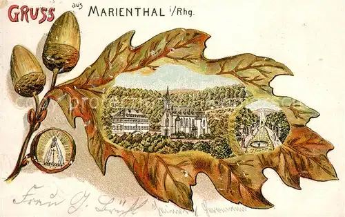 AK / Ansichtskarte Marienthal_Rheingau Kloster Marienthal Rheingau
