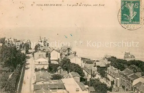 AK / Ansichtskarte Villers sur Mer Vue prise de lEglise cote Nord Villers sur Mer