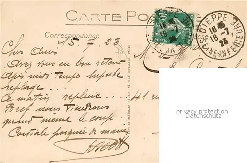 AK / Ansichtskarte Berneval_sur_Mer Les Falaises Berneval_sur_Mer