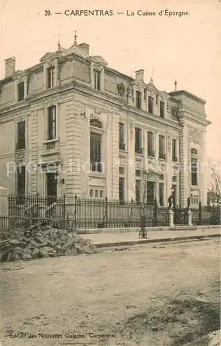 AK / Ansichtskarte Carpentras_84 La Caisse d Epargne 