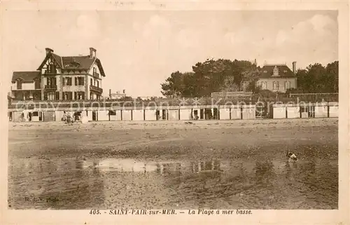 AK / Ansichtskarte Saint Pair sur Mer La Plage a mer basse Saint Pair sur Mer